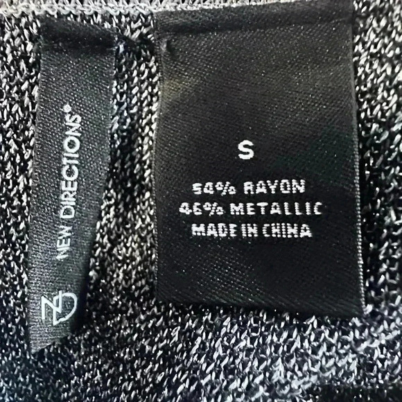 new directions Black & Gray Ombré Cowl Neck Sweater - Picture 6 of 6